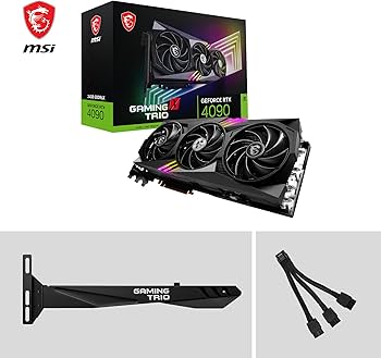 Amazon.com: MSI GeForce RTX 4090 Gaming X Trio 24G Gaming Graphics