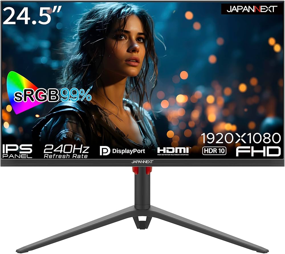 Amazon.co.jp: JAPANNEXT 24.5インチ ゲーミングモニター 240Hz 3ms