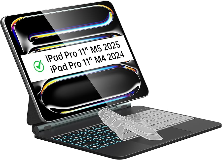 Amazon.com: Otuoor iPad Pro 11-inch Case with Keyboard (M5 2025/M4