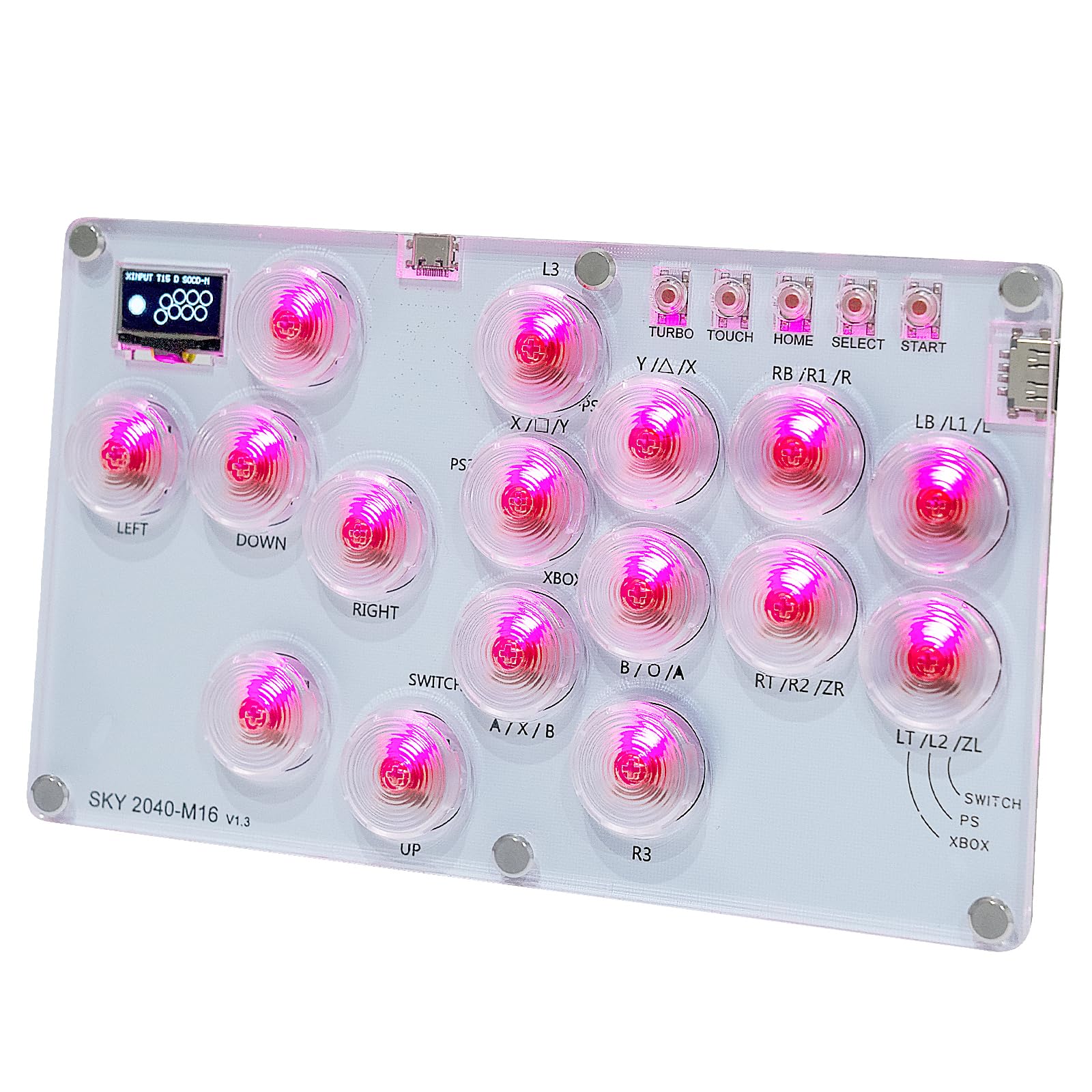 Amazon | VICHTOP レバーレス アケコン 最小 超薄 2024発売 アーケード