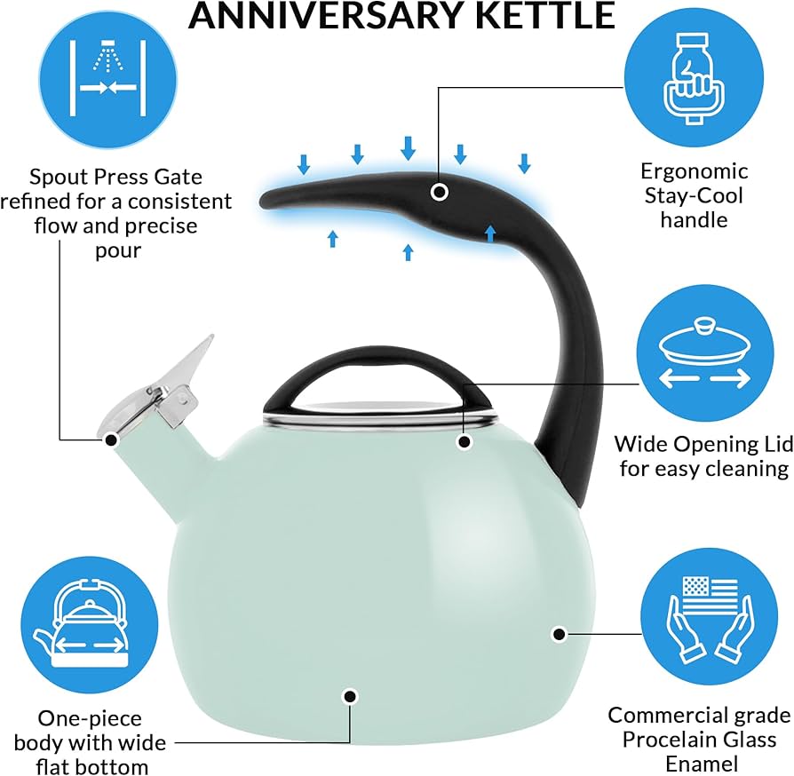 Amazon | Chantal アニバーサリーエナメル スチールホイッスルティー