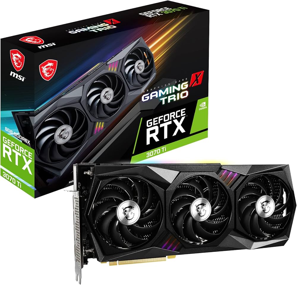 MSI GeForce RTX 3070 Ti GAMING X TRIO 8G Gaming Graphics Card