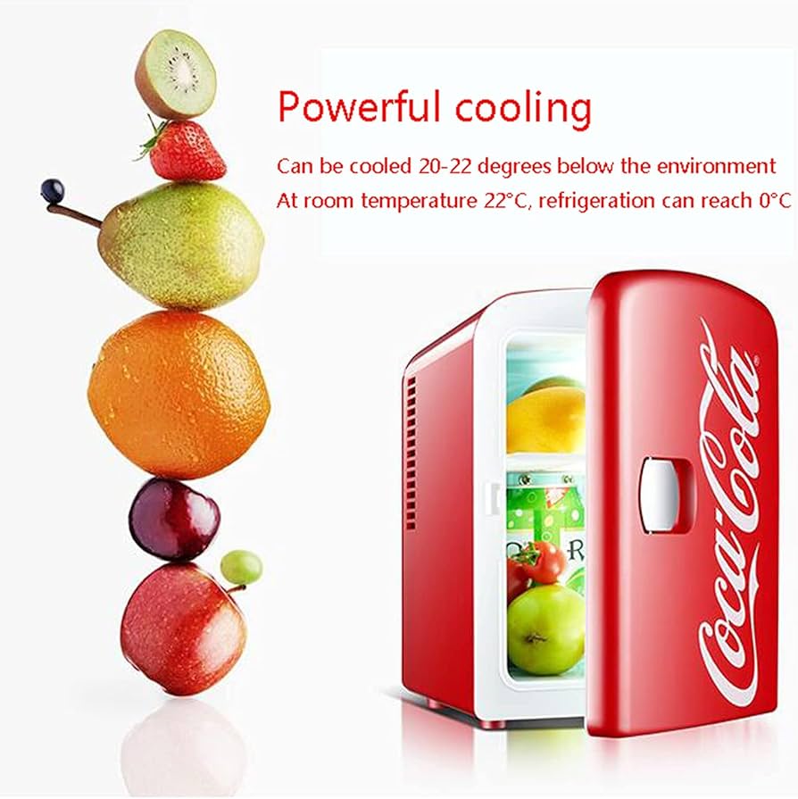 Amazon | ミニ冷蔵庫、カウンタートップ冷蔵庫、コカコーラカー冷蔵庫