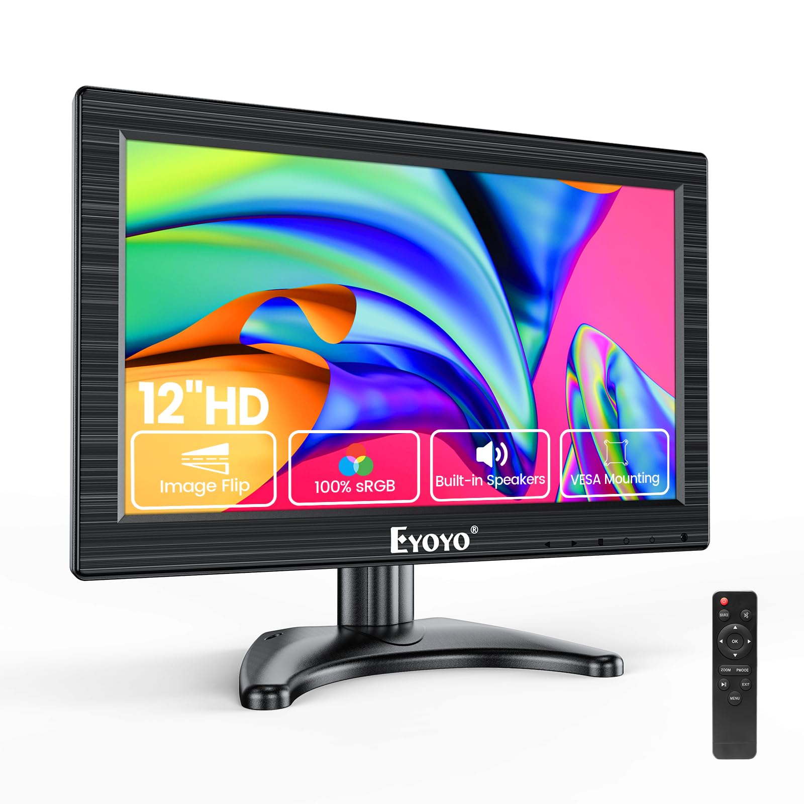 Amazon.com: Eyoyo 12 Inch Small Monitor with BNC, HDMI VGA AV