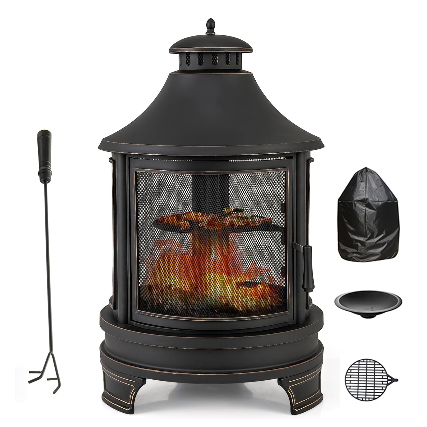 Amazon.co.jp: 薪ストーブ 薪ストーブ キャンプ 薪ストーブウッドスト