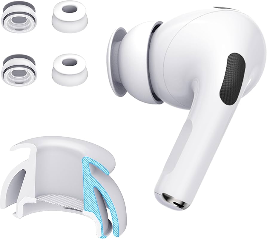 Amazon.com: Premium Multi-Flange Eartips for AirPods Pro 1&2 (X