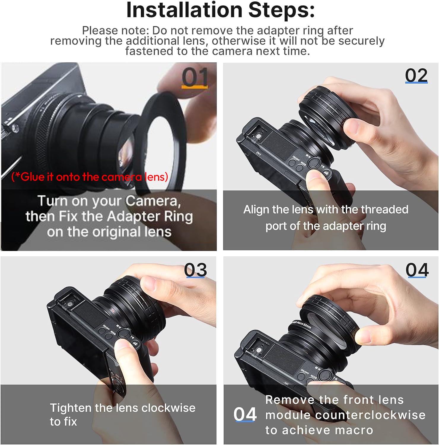 Amazon | ULANZI WL-1 広角レンズ Sony ZV1用 18mm | カメラ用交換