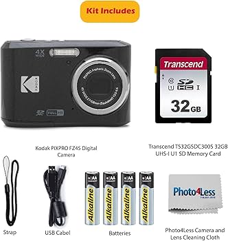 Amazon | KODAK PIXPRO FZ45 16MP デジタルカメラ4倍光学ズーム27mm