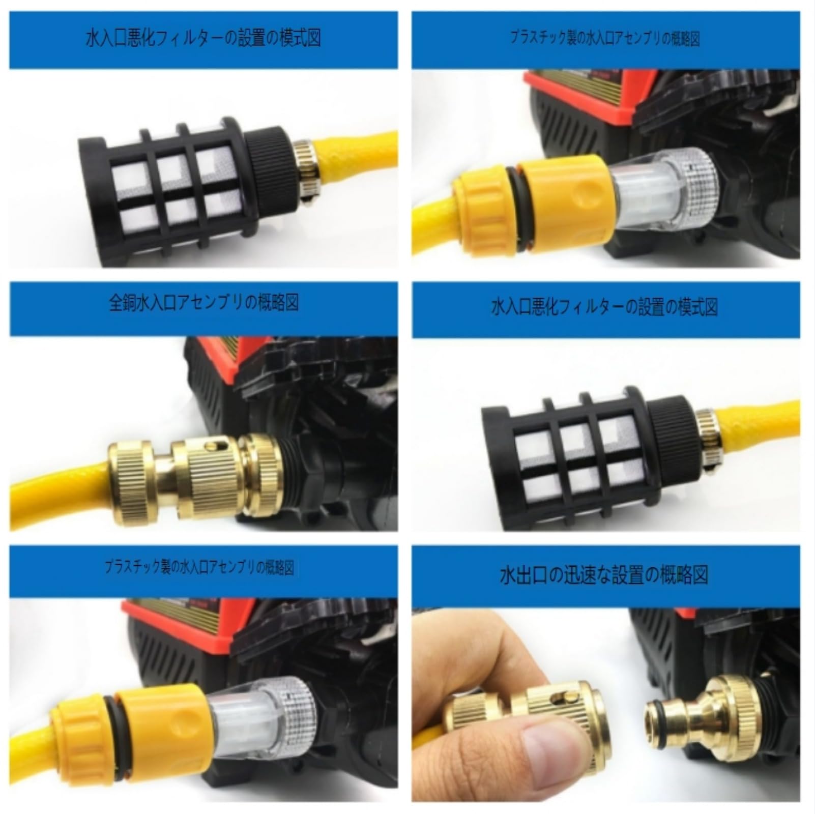 Amazon.co.jp: ケルヒャー用自吸用ホース - K2-K7適正、高圧洗浄機用