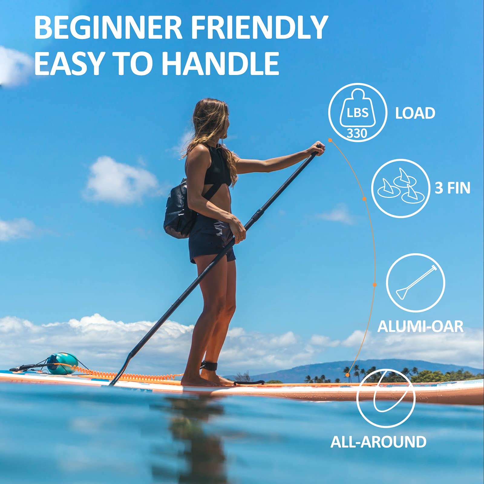 Amazon | MOUSA 空気注入式 スタンドアップパドルボード 11フィート x