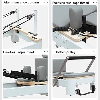 Amazon.co.jp: ピラティス リフォーマー マシン、折りたたみ式