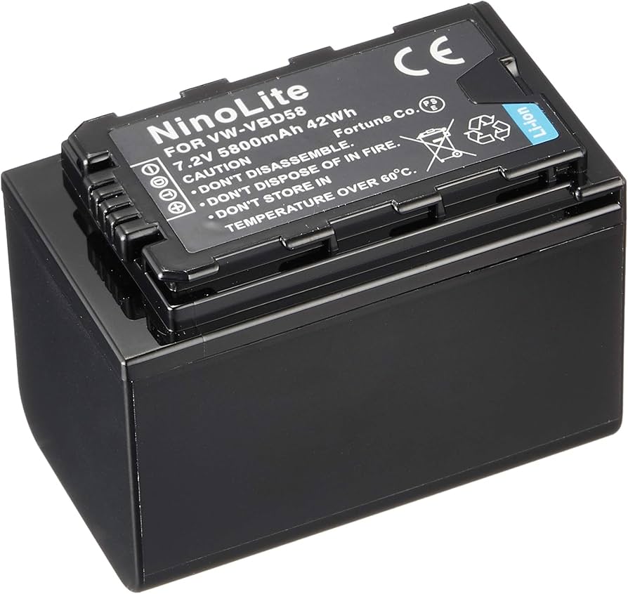 Amazon | NinoLite VW-VBD55 / VW-VBD58 互換 バッテリー パナソニック