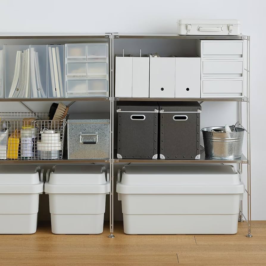 Amazon.co.jp: 無印良品 ポリプロピレンケース・引出式・浅型・2個