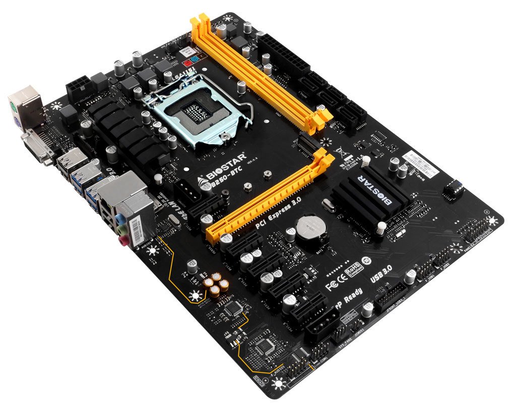 Amazon.com: Biostar 198118 Motherboard Tb250-btc Core I7/i5/i3