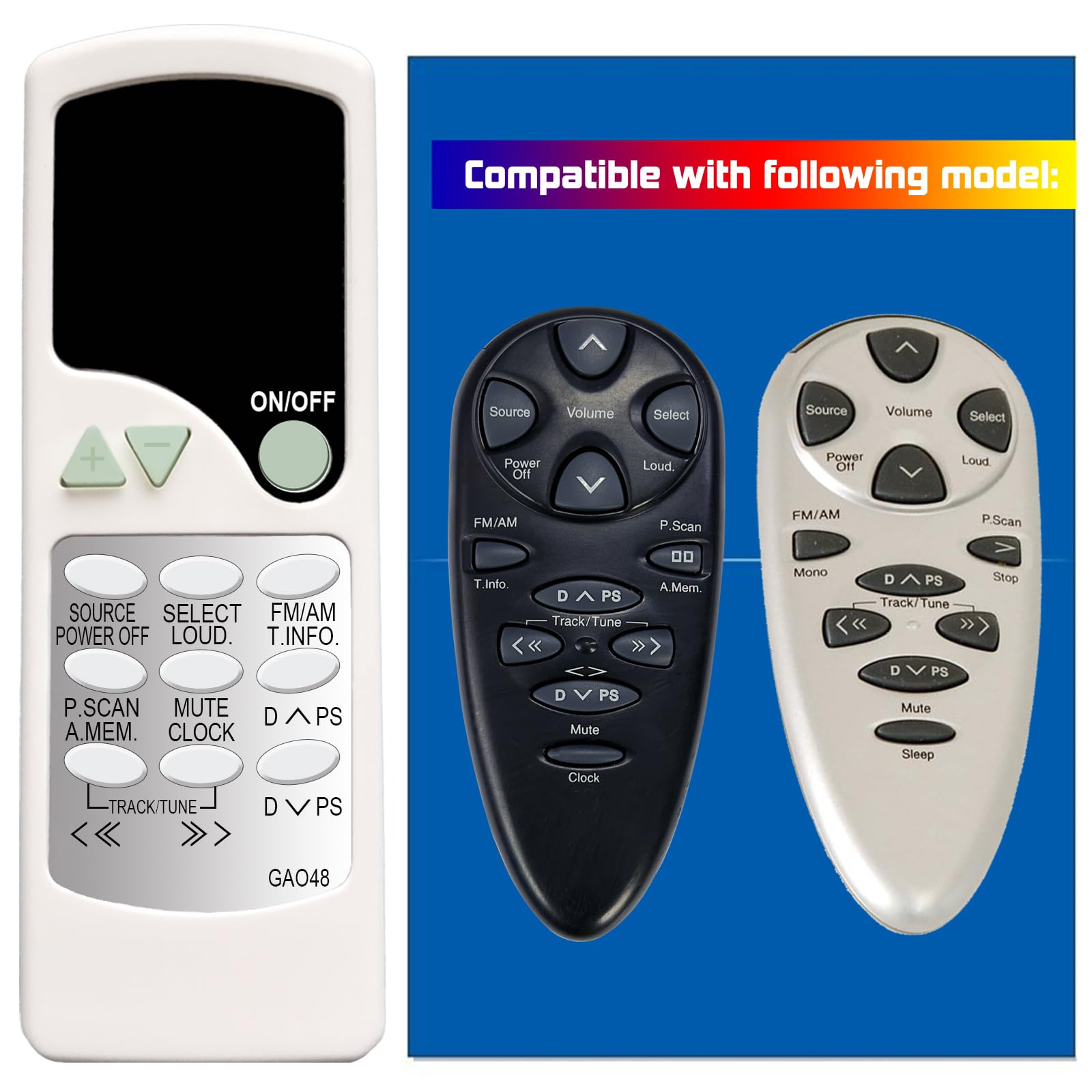 Amazon.com: Replacement Remote Control for Nakamichi Car RADlO