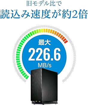 Amazon.co.jp: アイ・オー・データ NAS 16TB デュアルコアCPU 2.5GbE