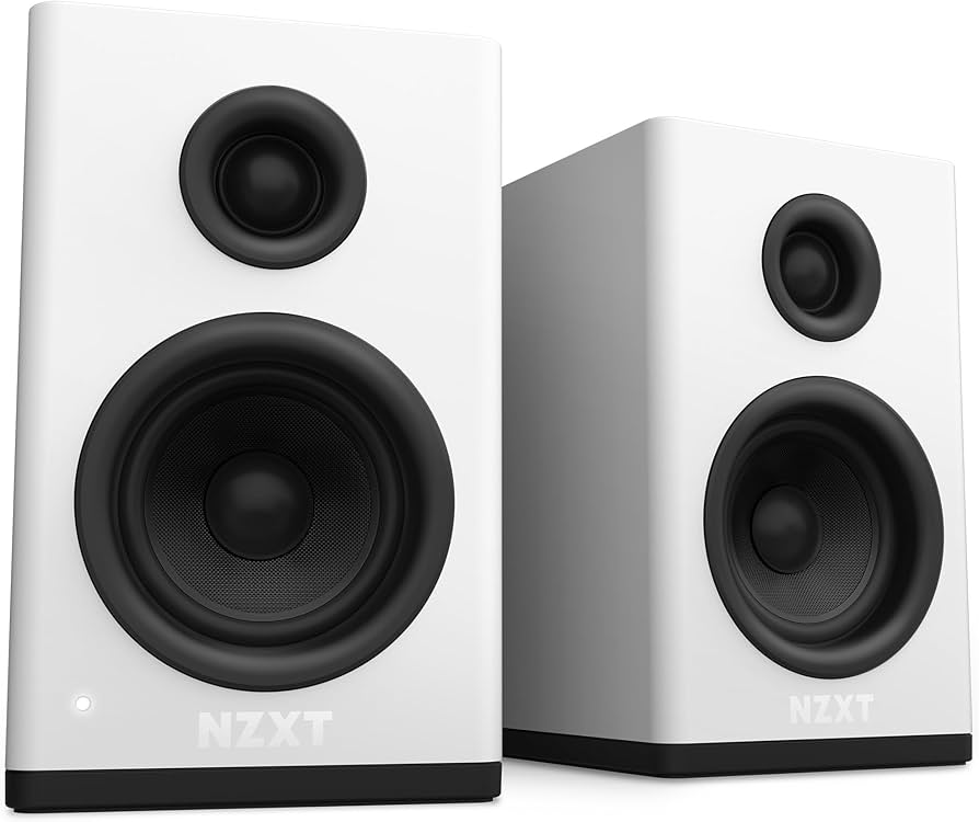 Amazon.co.jp: NZXT Relay Speakers White デスクトップサイズ アンプ