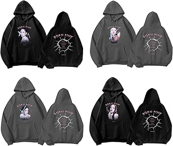 Amazon.co.jp: PANHUI BLACKPINK パーカー ブラックピンク Pink Venom