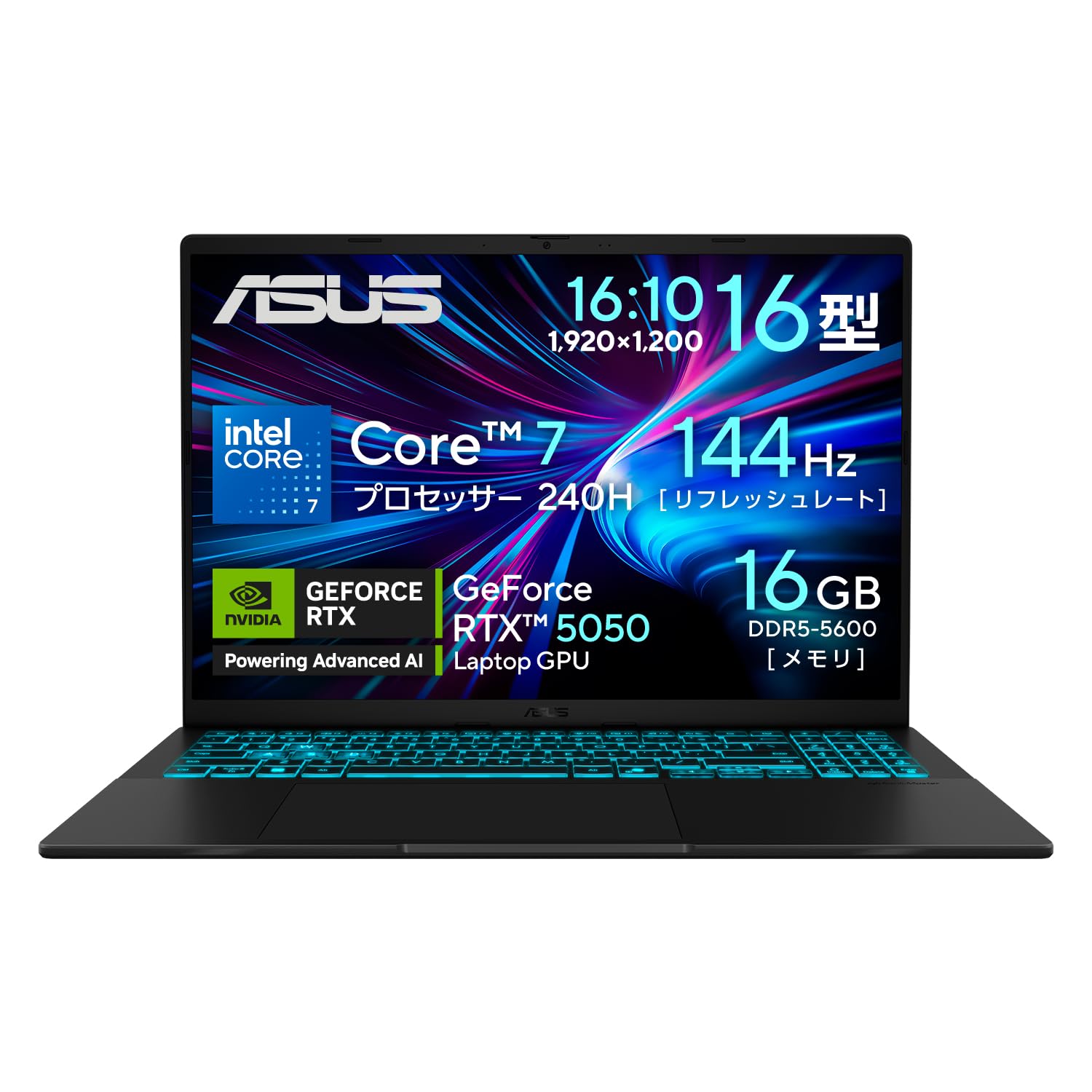 Amazon.co.jp: ASUS ゲーミングノートPC ASUS Gaming V16 V3607VH 16