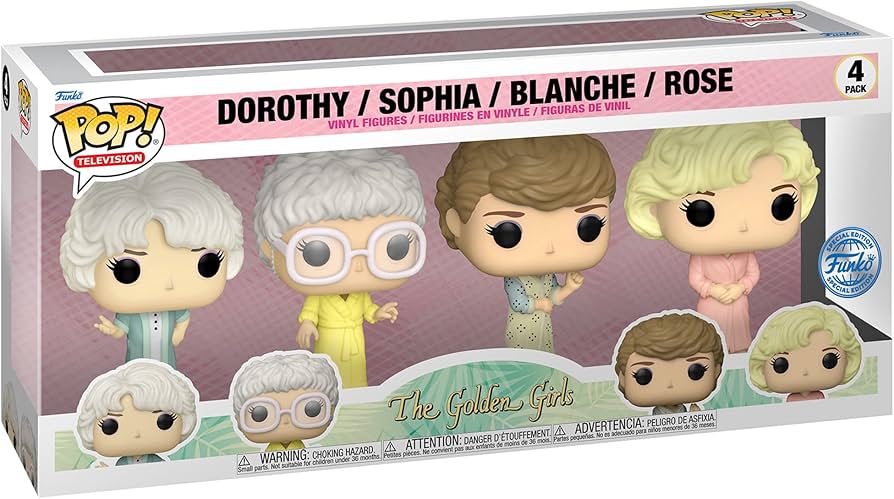 Amazon.com: Funko Pop! TV: Golden Girls 4-Pack Vinyl Figure Set