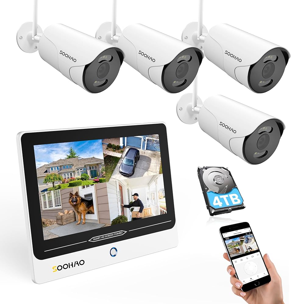 Amazon.co.jp: 【500万画素・4TB HDD内蔵・双方向の音声】SOOHAO