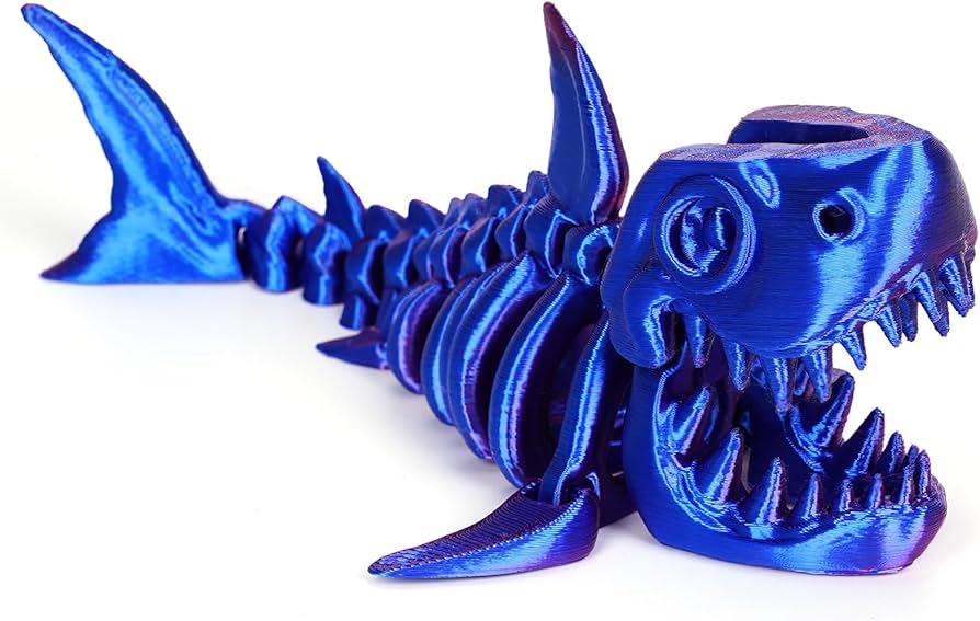 Amazon | TBOLINE 3Dプリント頭蓋サメのおもちゃ-楽しいサメの