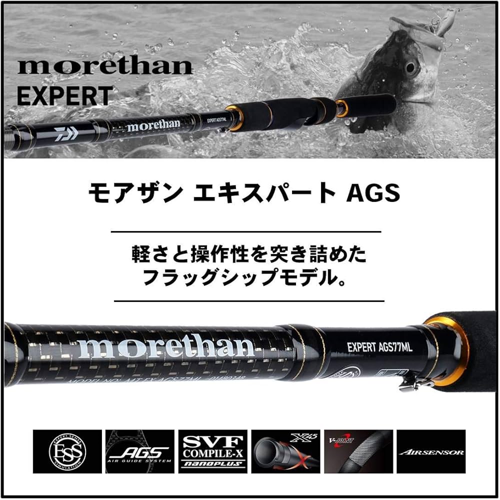 Amazon | ダイワ(DAIWA) シーバスロッド モアザン エキスパート AGS