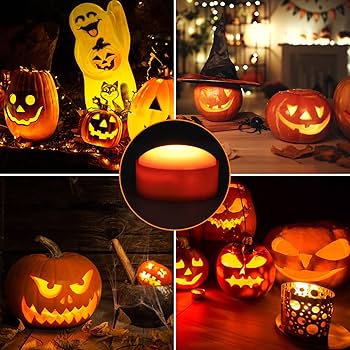 Amazon.com: Litake Halloween Pumpkin Light with Remote Timer