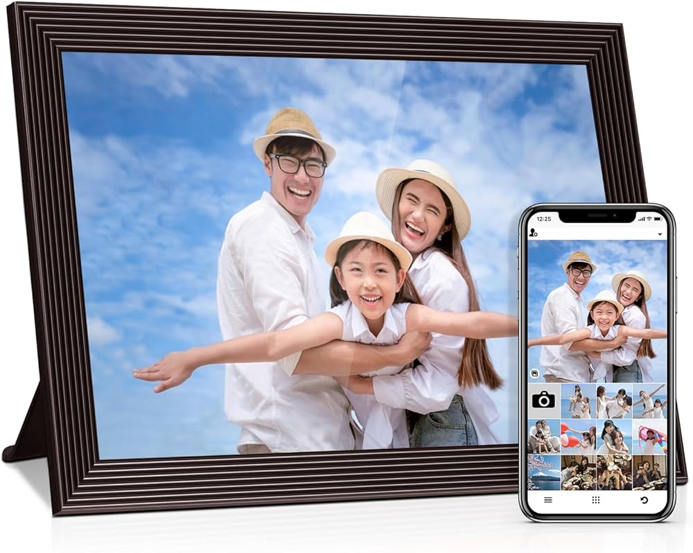 Amazon | デジタルフォトフレーム 10.1インチ フォトフレーム WiFi