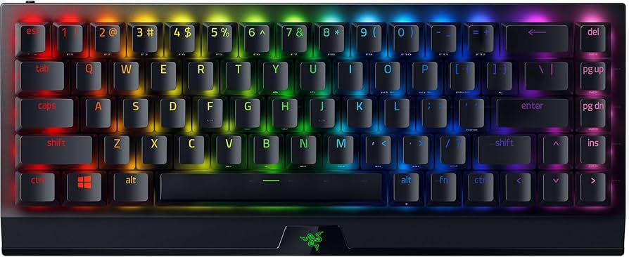 Razer BlackWidow V3 Mini HyperSpeed 65% Teclado mecânico sem fio