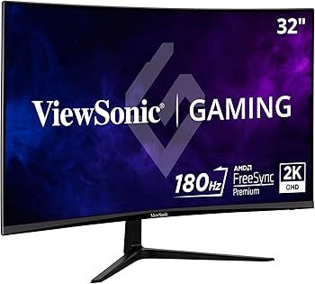 Amazon.com: ViewSonic VX3218C-2K 32 Inch Curved 1440p 1ms 180Hz