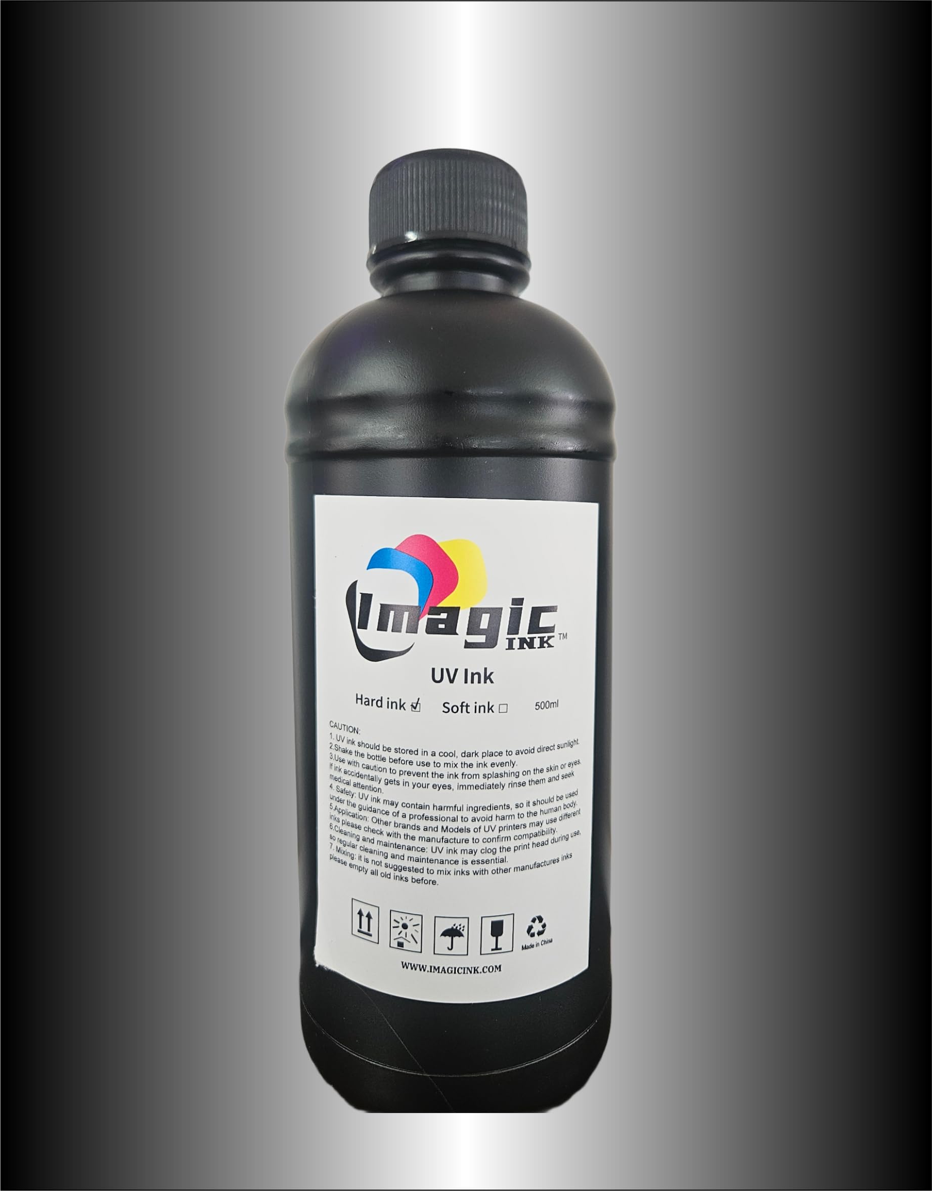 Amazon.com: 500 ml uv Printer Ink by Imagic Ink (Black Hard)