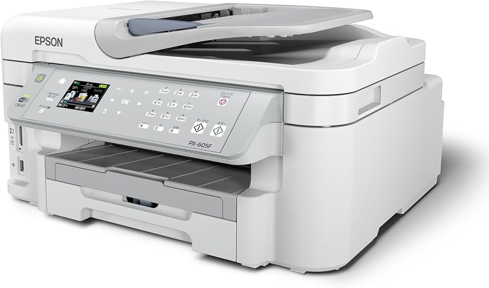 Amazon.co.jp: EPSON A4ビジネスインクジェットFAX複合機 PX-605F