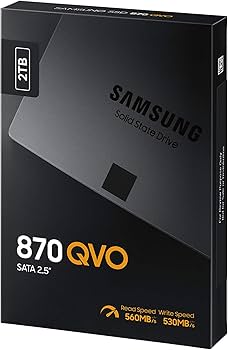 Amazon.com: Samsung 870 QVO 2TB SATA 2,5 Zoll Internes Solid State
