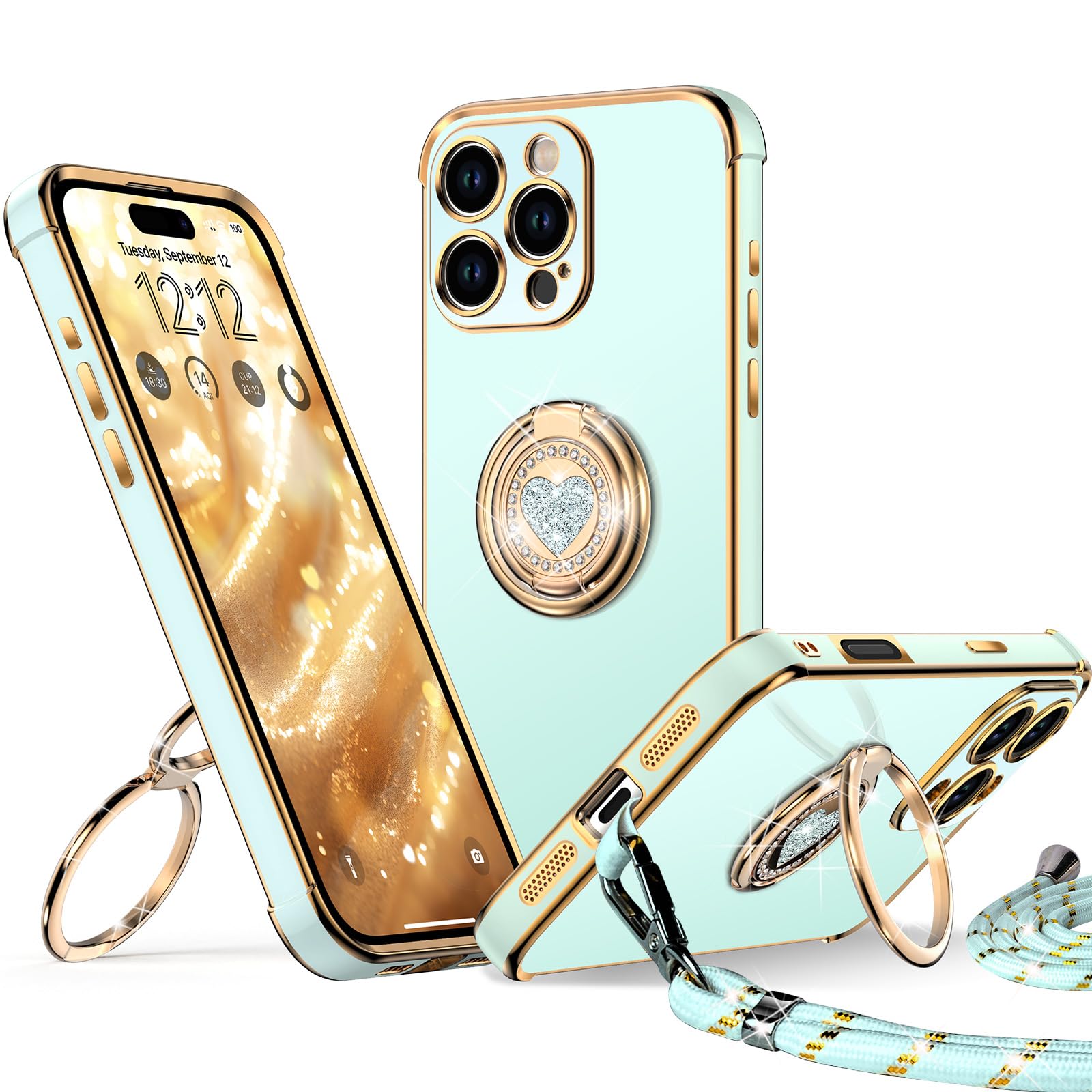 Amazon.com: XYZ for iPhone 16 Pro Max Case with Stand, Phone Case