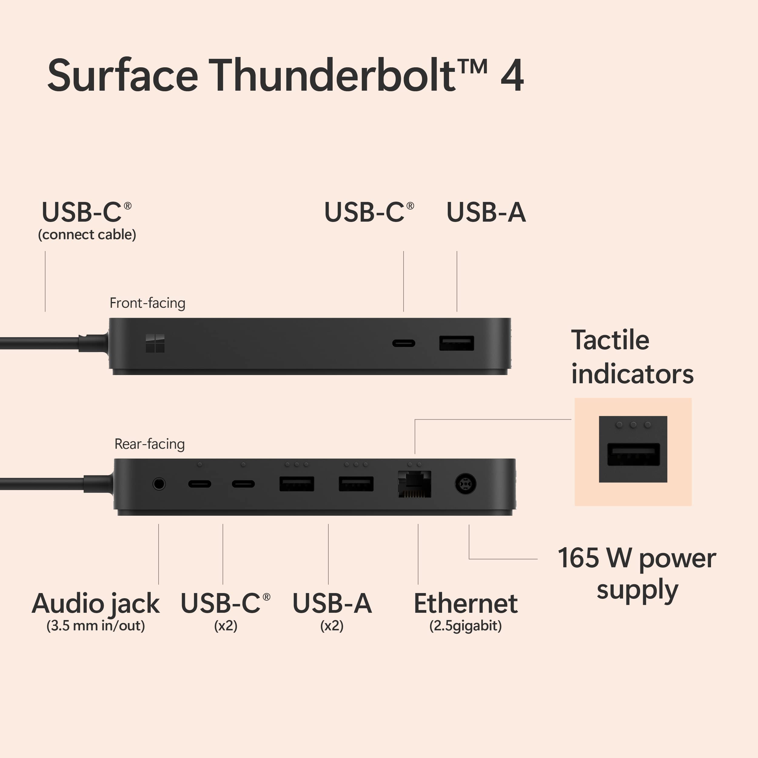 Amazon.com: Microsoft Surface Thunderbolt 4 Docking Station