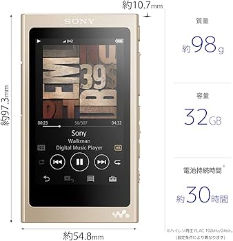 Amazon.co.jp: ソニー ウォークマン Aシリーズ 32GB NW-A46HN