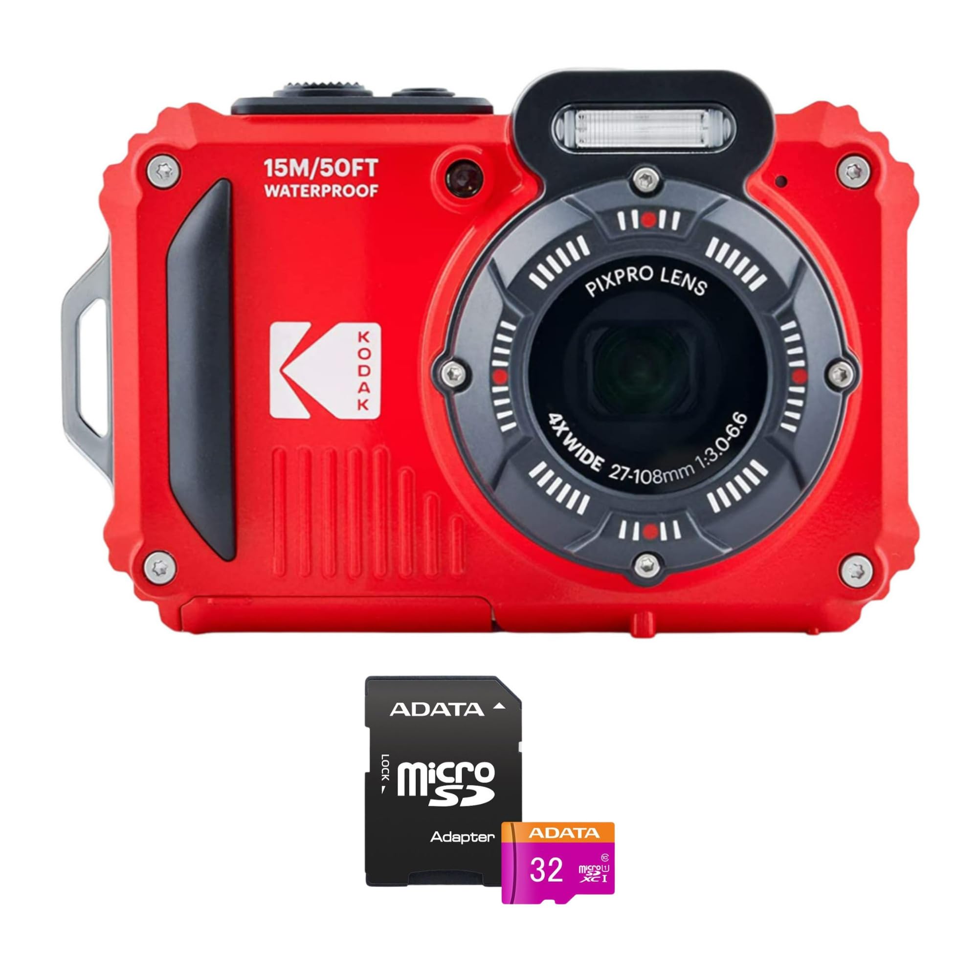 Amazon | Kodak PIXPRO WPZ2 頑丈な防水16MPデジタルカメラ4倍光学