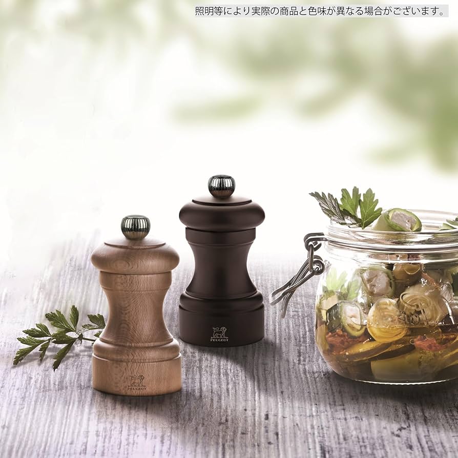 Amazon｜プジョー PEUGEOT 調味料入れ ペッパーミル 胡椒 木製 粗さ
