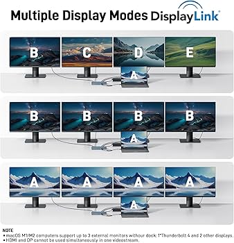 Amazon.co.jp: Acer Thunderbolt 4ドック、16イン1 DisplayLink