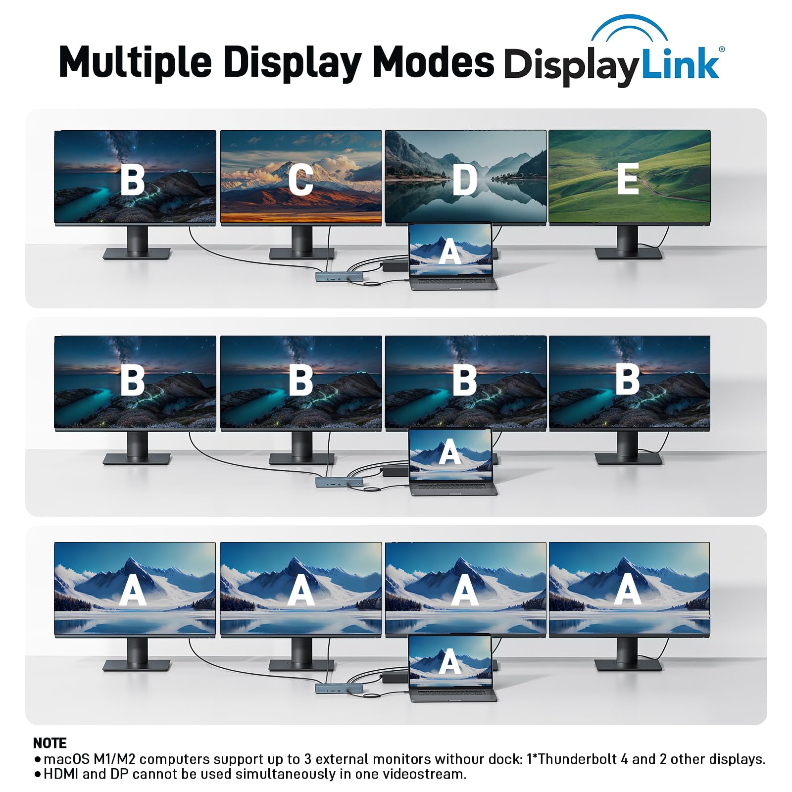 Amazon.co.jp: Acer Thunderbolt 4ドック、16イン1 DisplayLink