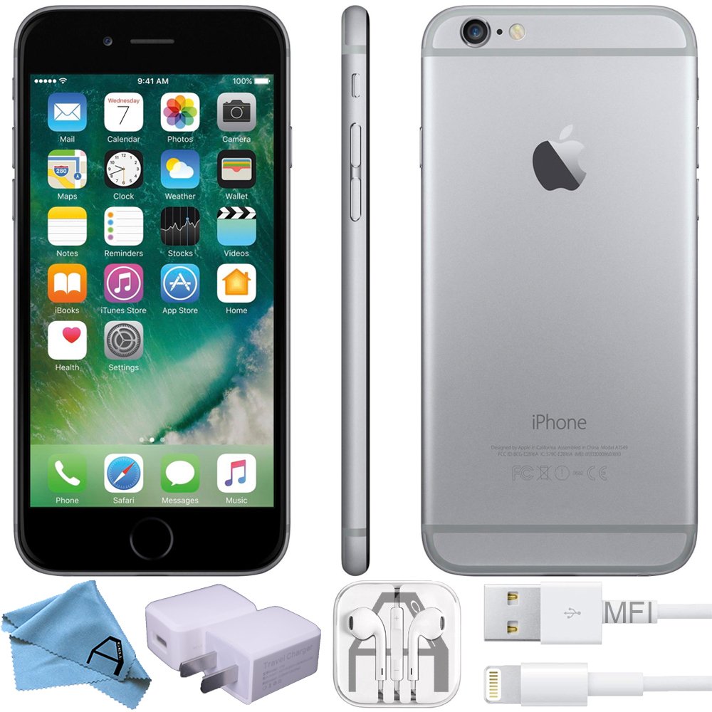 Apple iPhone 6 Plus + Factory Unlocked GSM 4G LTE Smartphone