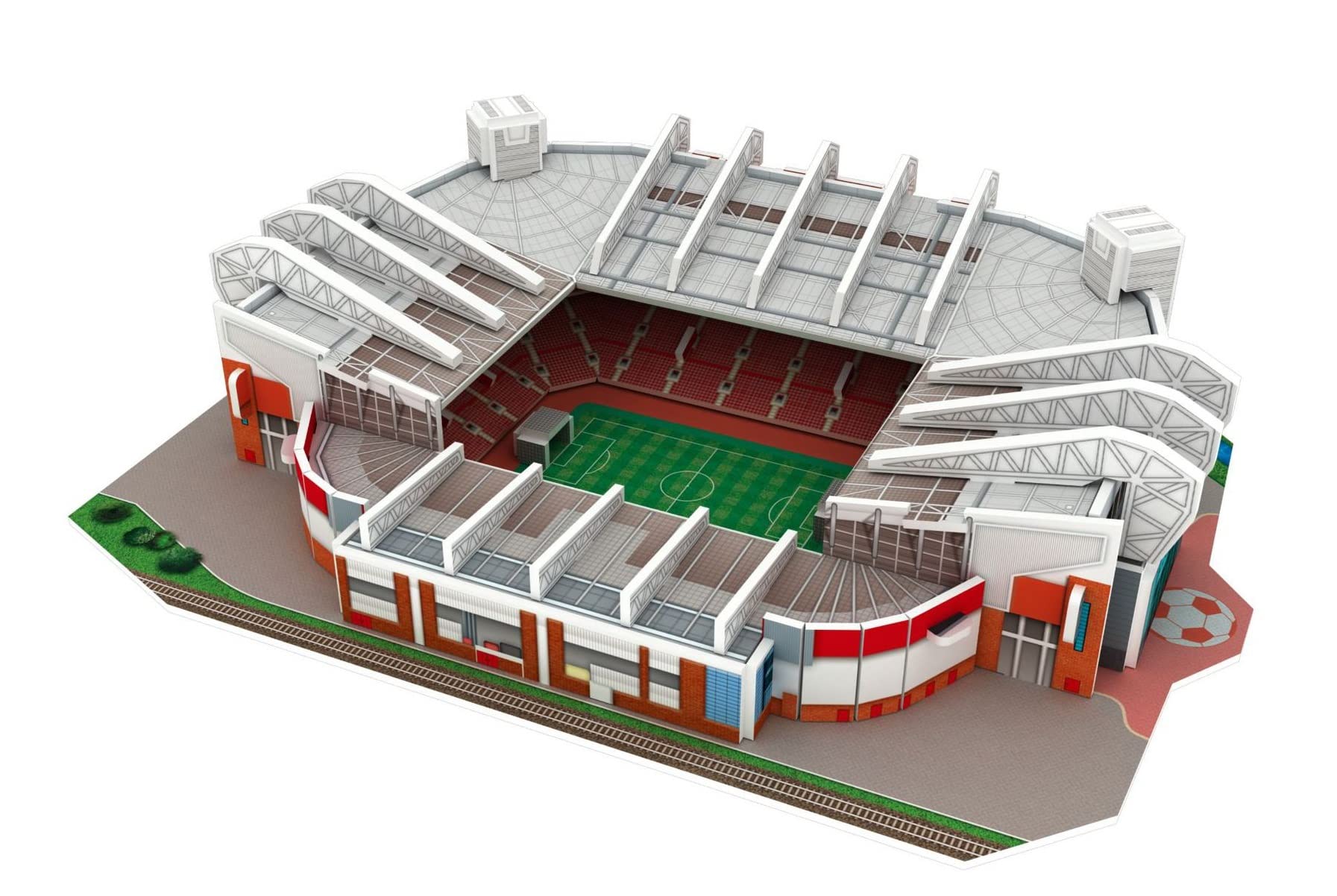 Amazon.co.jp: 3D 組み立て模型 世界のサッカースタジアム ミニ