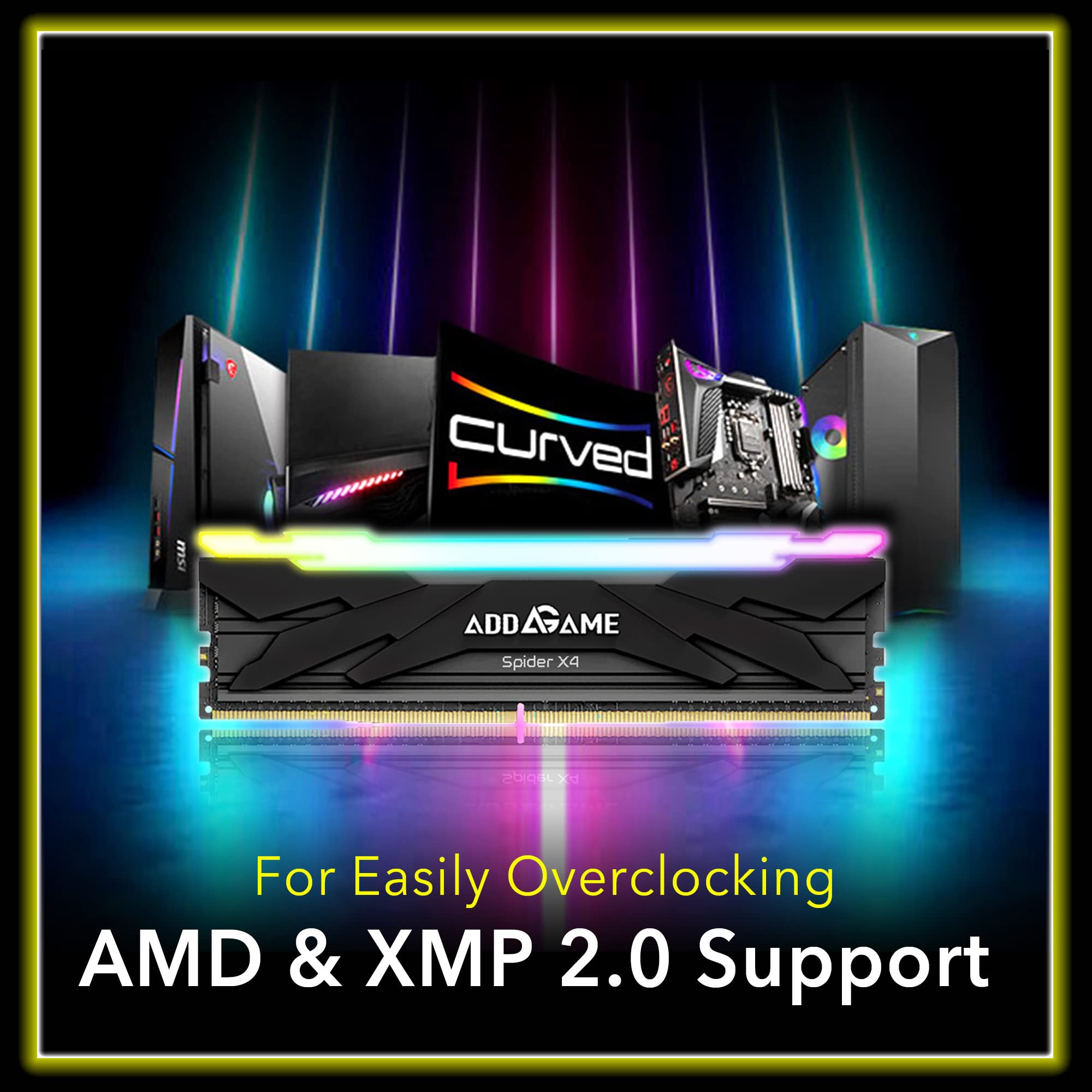 addlink AddGame Spider X4 RGB 32GB (16GBx2) Gaming DDR4 3200MHz