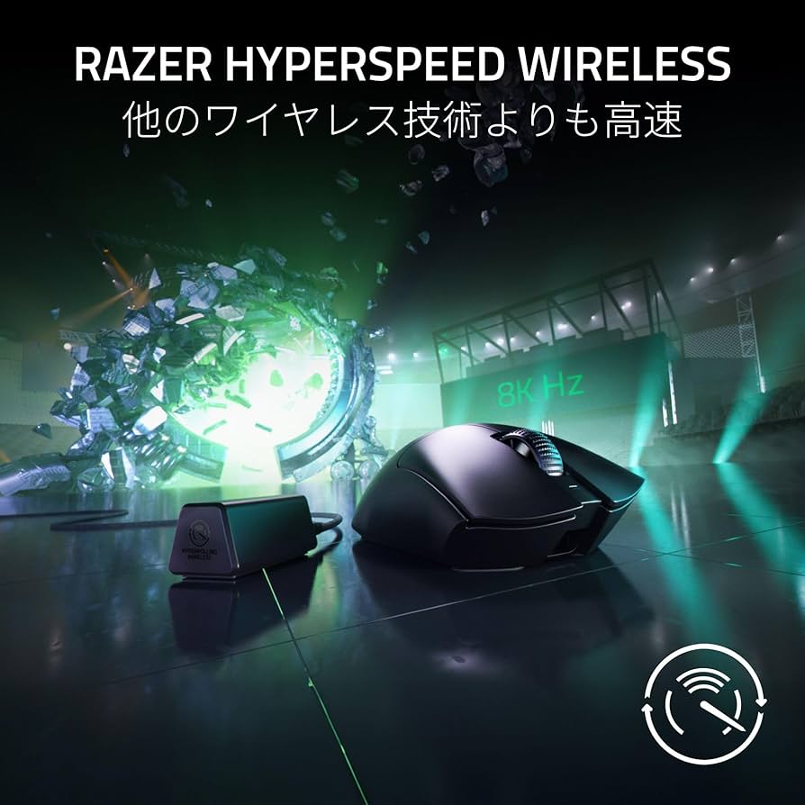 Amazon.co.jp: Razer レイザーDeathAdder V3 Pro + HyperPolling