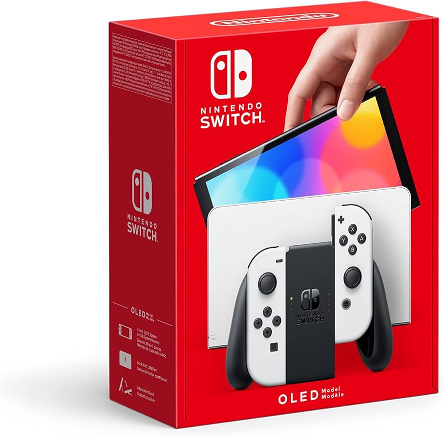 Nintendo Switch Konsol OLED Model - White : Amazon.com.tr: Video