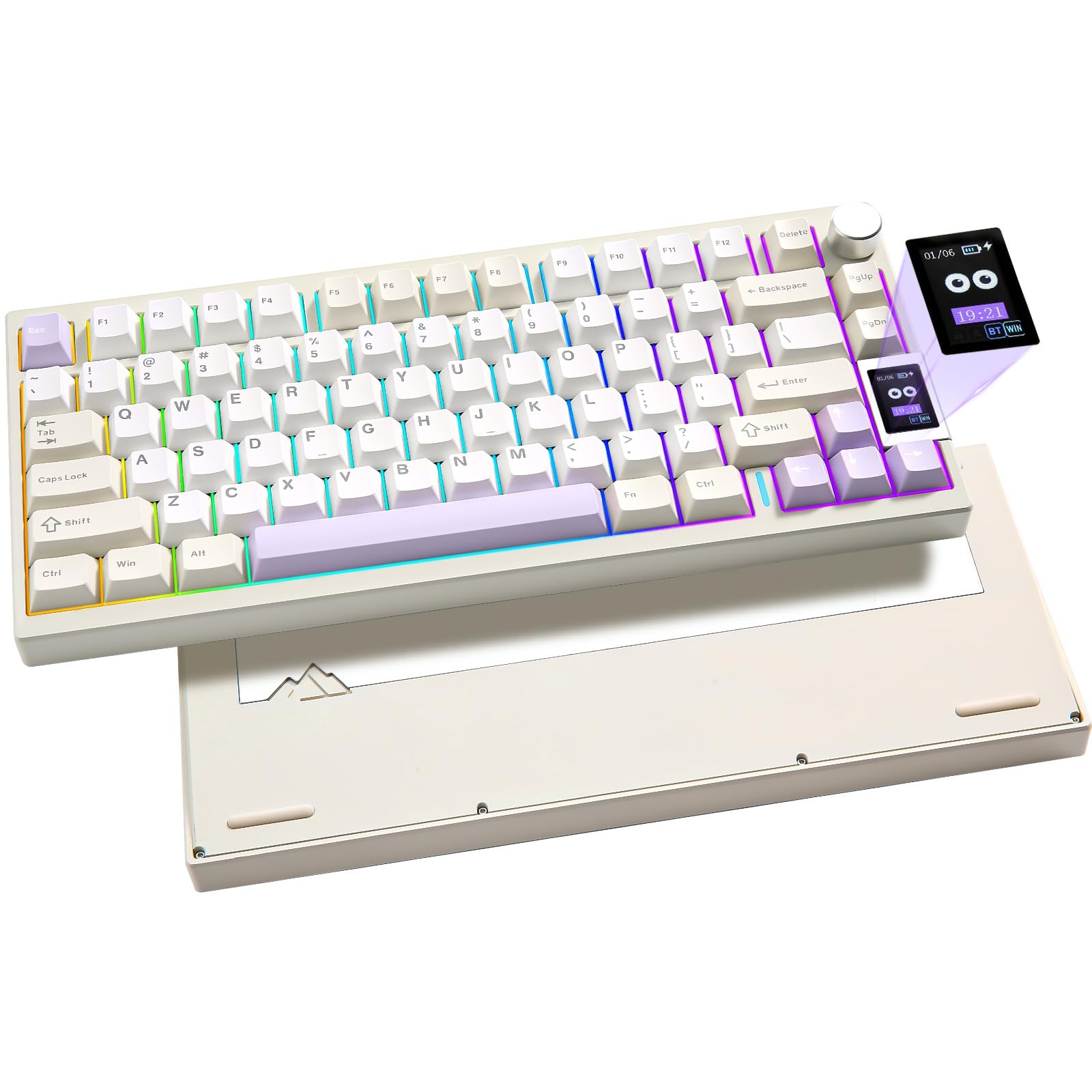 Amazon | YUNZII AL80 メカニカルキーボード ワイヤレス ゲーミング