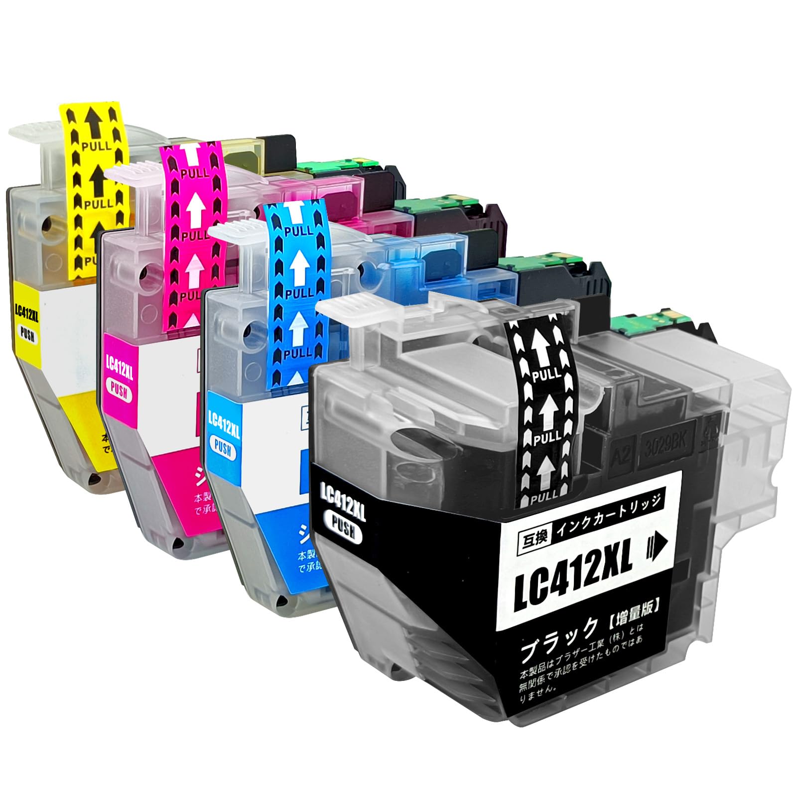 Amazon.co.jp: 【SHUOLEI】 LC412XL-4PK ブラザー用 互換インク