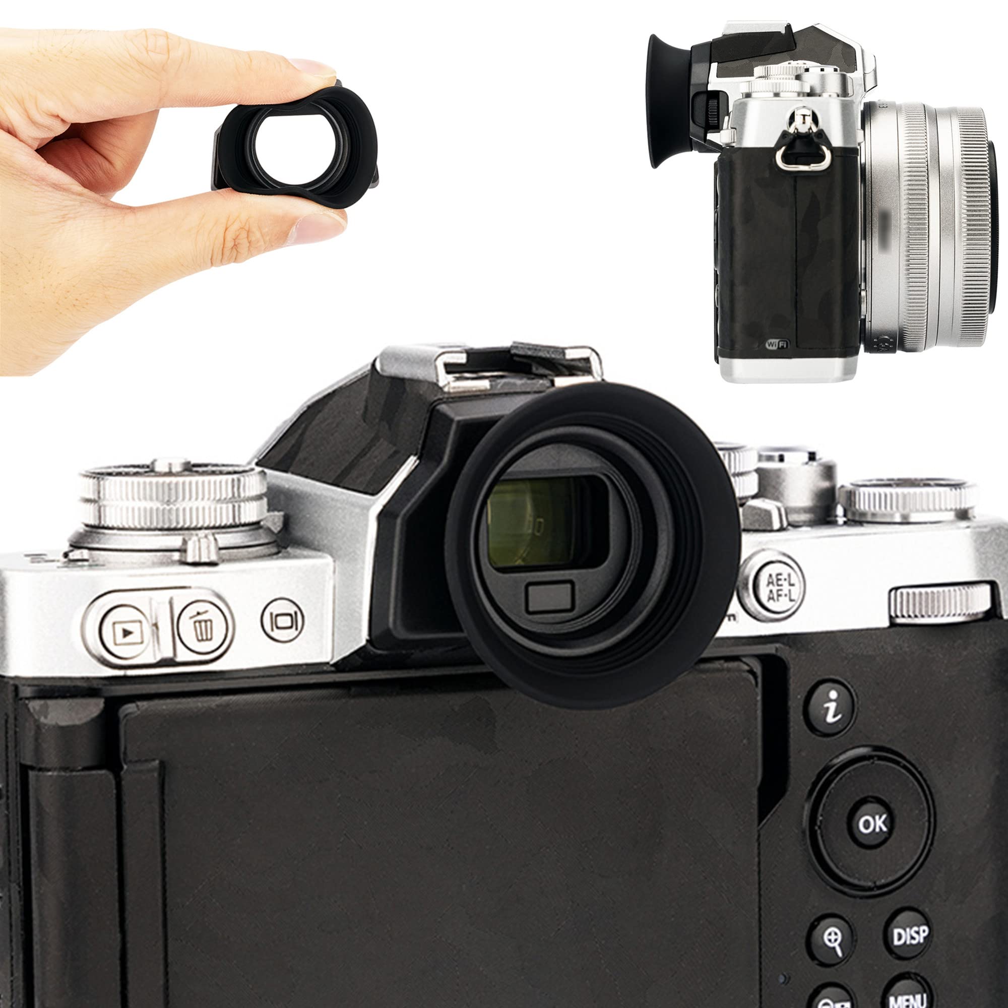 Amazon.com : Soft Silicon Camera Viewfinder Eyecup Eyepiece