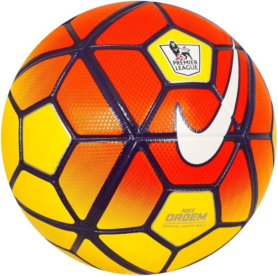 Amazon | Nike Ordem 3 プレミアリーグ HI-VIS サッカーボール